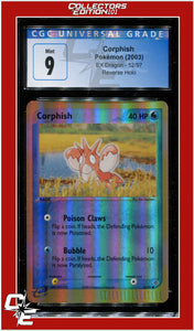 EX Dragon Corphish Reverse Holo 52/97 CGC 9