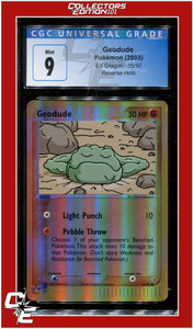 EX Dragon Geodude Reverse Holo 55/97 CGC 9