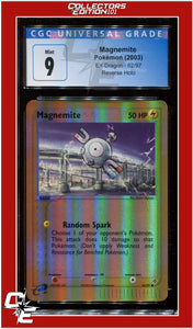 EX Dragon Magnemite Reverse Holo 62/97 CGC 9