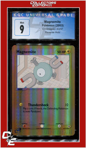 EX Dragon Magnemite Reverse Holo 63/97 CGC 9