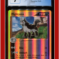 EX Ruby & Sapphire Mightyena Reverse Holo 42/109 CGC 9