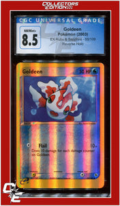 EX Ruby & Sapphire Goldeen Reverse Holo 55/109 CGC 8.5