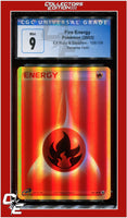 EX Ruby & Sapphire Fire Energy Reverse Holo 108/109 CGC 9
