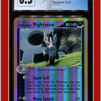 EX Team Magma vs Team Aqua Team Aqua's Mightyena Reverse Holo 30/95 CGC 8.5