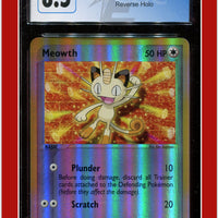 EX Team Magma vs Team Aqua Meowth Reverse Holo 42/95 CGC 8.5