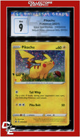 Black Star Promo Pikachu Sequin Holo SWSH039 CGC 9
