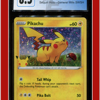 Black Star Promo Pikachu Sequin Holo SWSH039 CGC 8.5