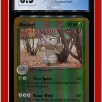 EX Sandstorm Nuzleaf Reverse Holo 49/100 CGC 8.5