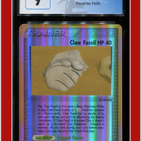EX Sandstorm Claw Fossil Reverse Holo 90/100 CGC 9