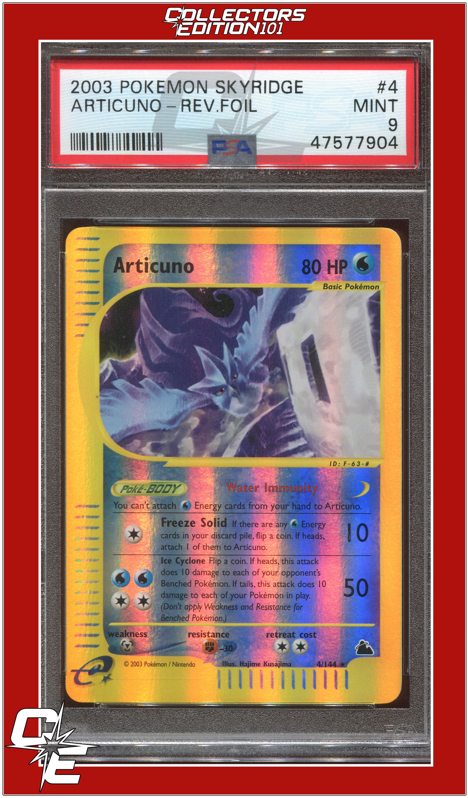 2003 Pokemon Skyridge Articuno Reverse Holo sale Rev Foil 4/144