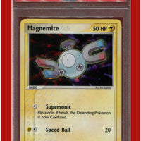 EX FireRed LeafGreen 68 Magnemite Reverse Foil PSA 9