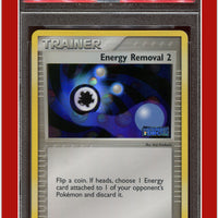 EX Unseen Forces 82 Energy Removal 2 Reverse Foil PSA 10