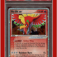 EX Unseen Forces 104 HO-Oh EX Holo PSA 9