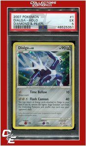 Diamond & Pearl 1 Dialga Holo PSA 5