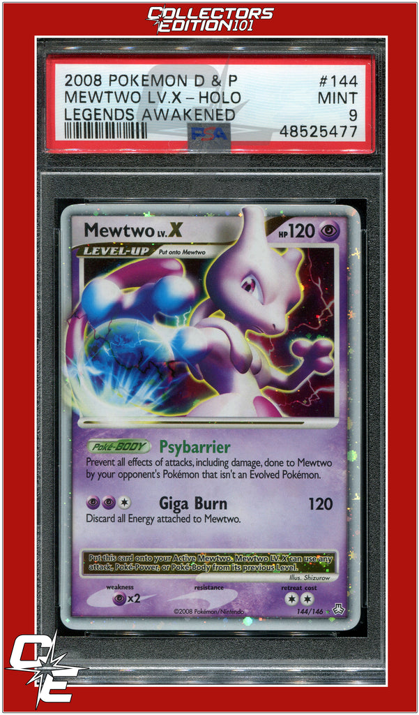 Mewtwo LV.X (Legends Awakened 144) - Bulbapedia, the community-driven  Pokémon encyclopedia