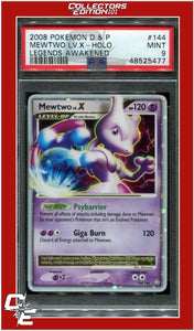 Legends Awakened 144 Mewtwo LV.X Holo PSA 9