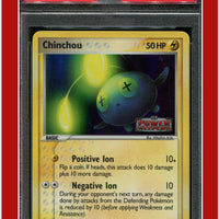 EX Power Keepers 49 Chinchou Reverse Foil PSA 9
