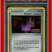 EX Power Keepers 79 Phoebe's Stadium Reverse Foil PSA 9