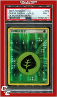 EX Power Keepers 103 Grass Energy Holo PSA 9
