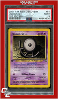 Neo Discovery 51 Unown U 1st Edition PSA 9
