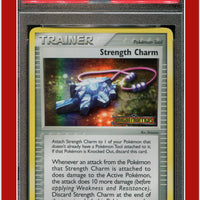 EX Dragon Frontiers 81 Strength Charm Reverse Foil PSA 10