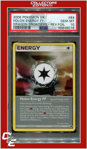 EX Dragon Frontiers 84 Holon Energy FF Reverse Foil PSA 10