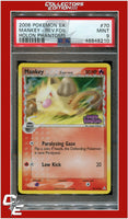 EX Holon Phantoms 70 Mankey Reverse Foil PSA 9
