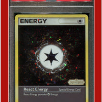 EX Legend Maker 82 React Energy Reverse Foil PSA 8 *SWIRL*