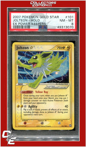 EX Power Keepers 101 Jolteon Holo Gold Star PSA 8