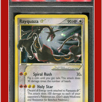 EX Deoxys 107 Rayquaza Holo Gold Star PSA 7
