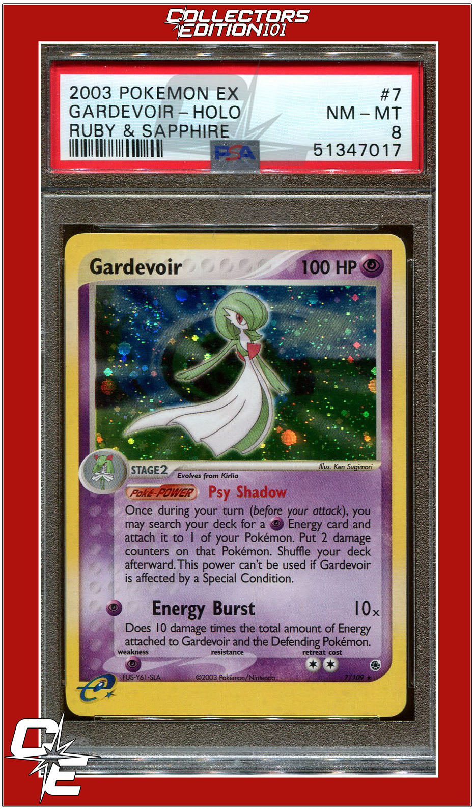 Gardevoir - Ex Power Keepers Reverse Holo - Pokemon