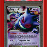 Arceus 97 Gengar LV.X Holo PSA 8