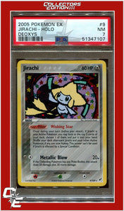 EX Deoxys 9 Jirachi Holo PSA 7