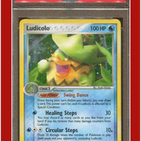 EX Deoxys 10 Ludicolo Holo PSA 7