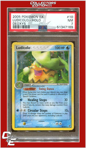 EX Deoxys 10 Ludicolo Holo PSA 7