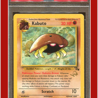 Fossil 50 Kabuto Wizards Gold Stamp PSA 8