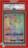 Sun & Moon 157 Full Art Gumshoos GX Secret PSA 8
