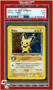 Neo Genesis 12 Pichu Holo PSA 5