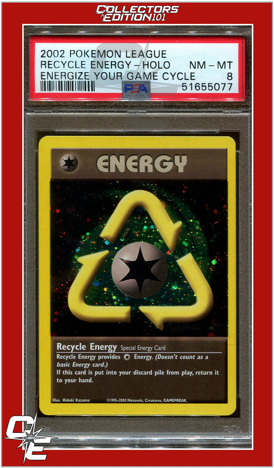 Wizards League Recycle Energy Holo PSA 8