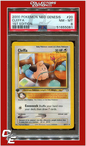 Neo Genesis 1st Edition 20 Cleffa PSA 8