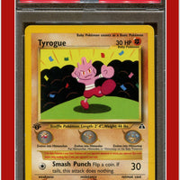 Neo Discovery 66 Tyrogue 1st Edition PSA 8