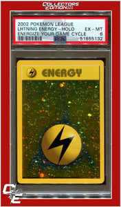 Wizards League Lightning Energy Holo PSA 6