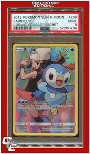 Cosmic Eclipse 239 Full Art Piplup Secret PSA 9