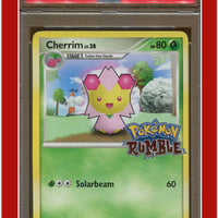 Pokemon Rumble 2 Cherrim PSA 8