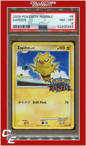 Pokemon Rumble 8 Zapdos PSA 8