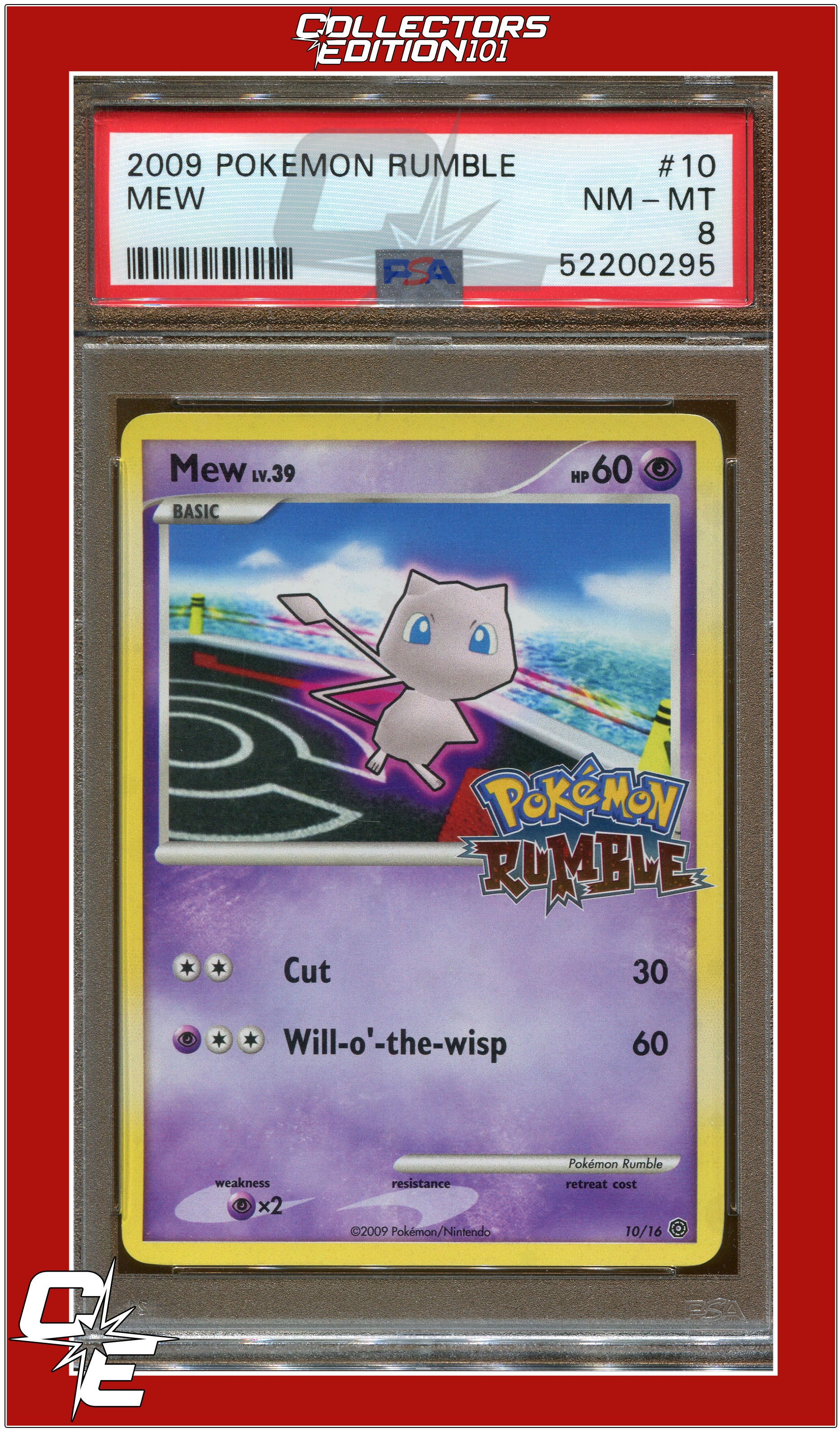 Pokemon Rumble 9 Mewtwo PSA 6