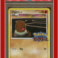 Pokemon Rumble 11 Diglett PSA 8