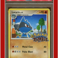 Pokemon Rumble 12 Lucario PSA 8