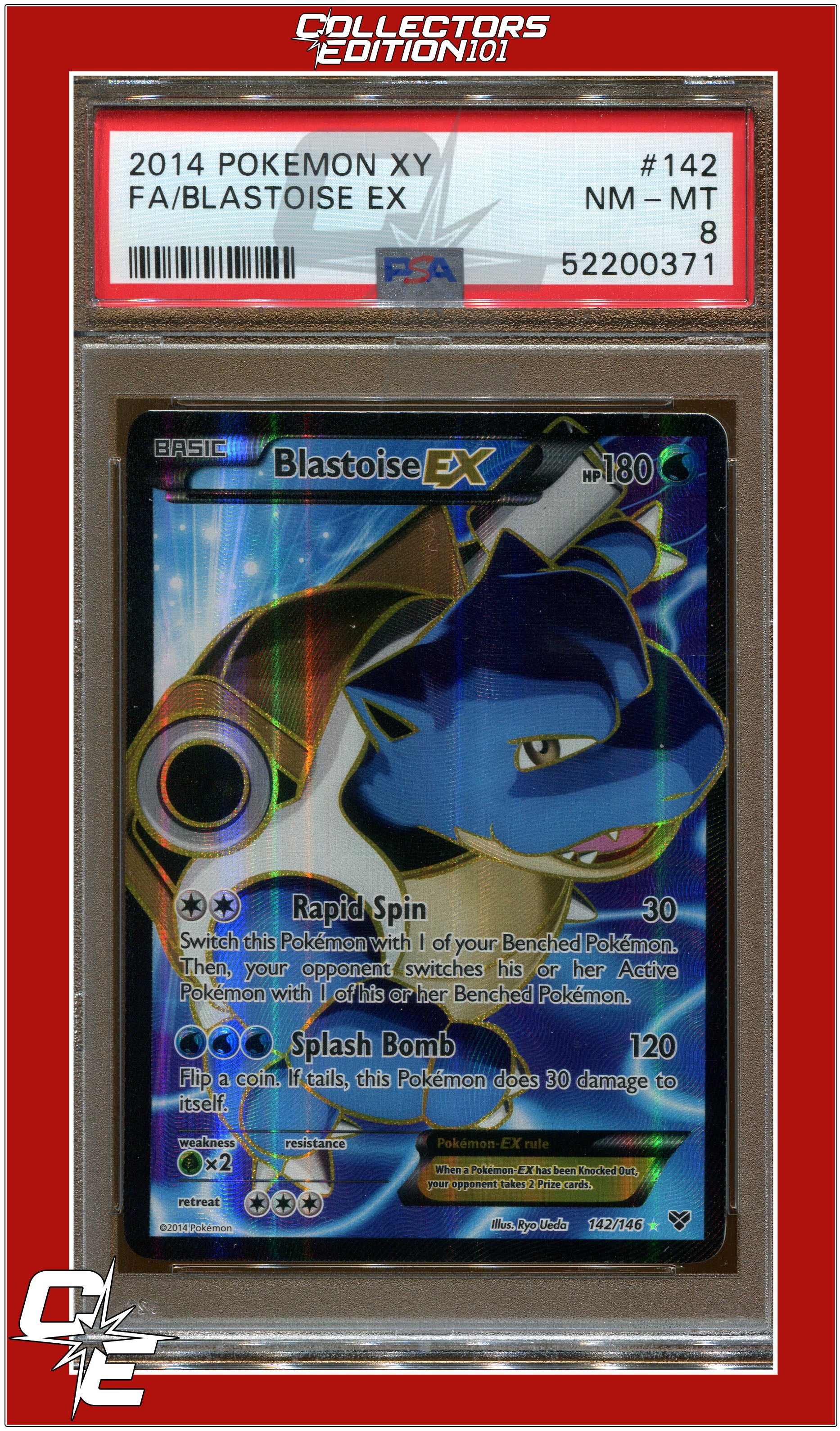 Blastoise EX Black cheapest Star Promo CGC 8.5