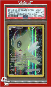 XY Black Star Promo XY111 Full Art Celebi PSA 8